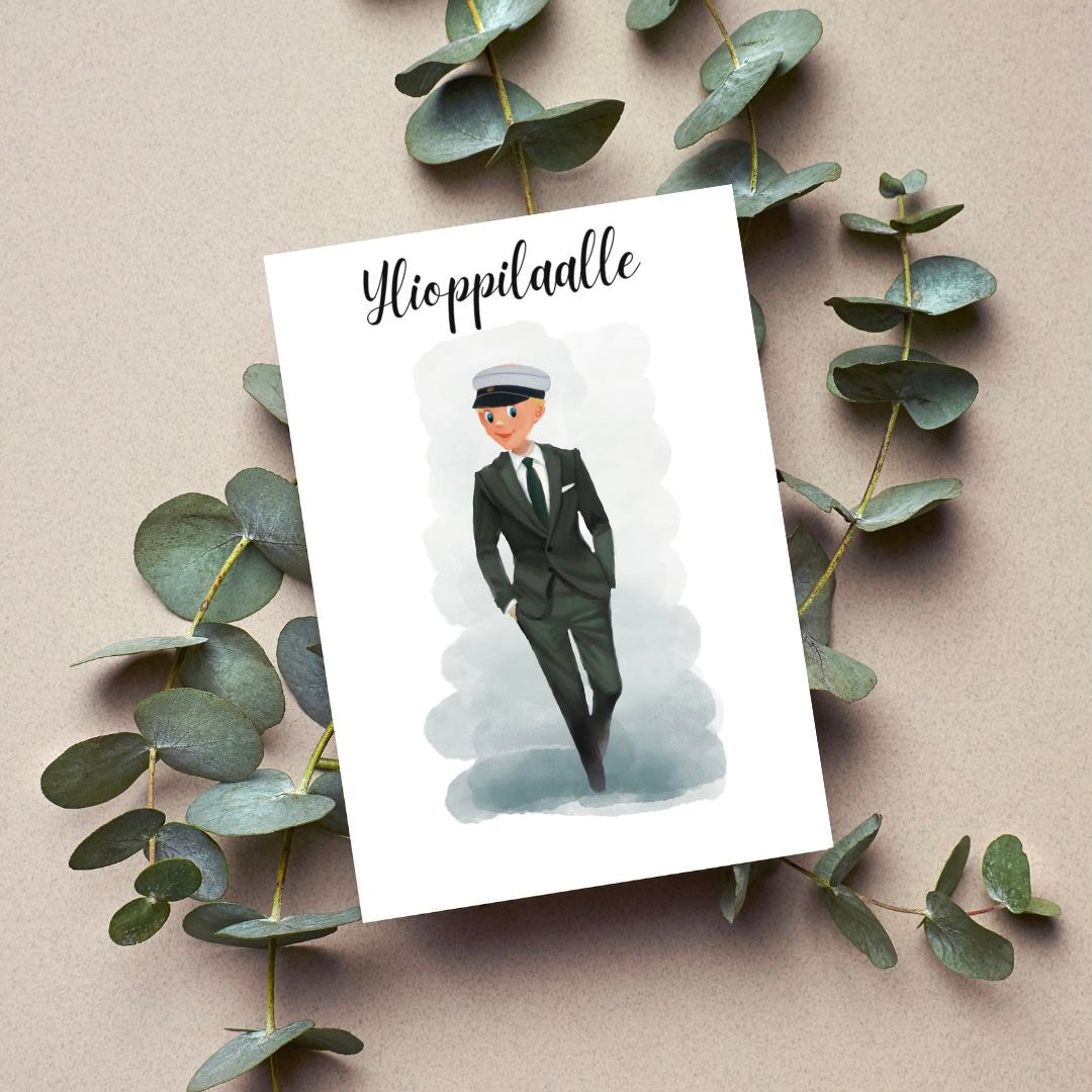 Ylioppilaalle-nuori mies